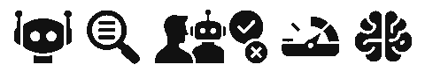AI detector icons