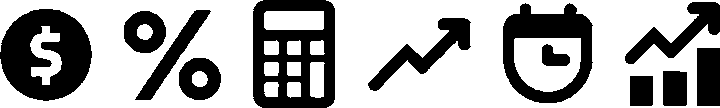 Interest calculator icons