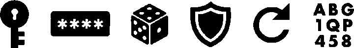 Password generator icons